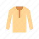 henley, shirt, long, sleeve, pullover, polo, menswear