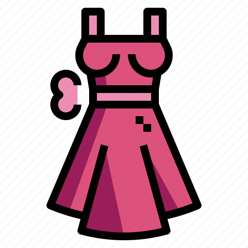 Dress, elegant, fashion, garment, skirt icon - Download on Iconfinder