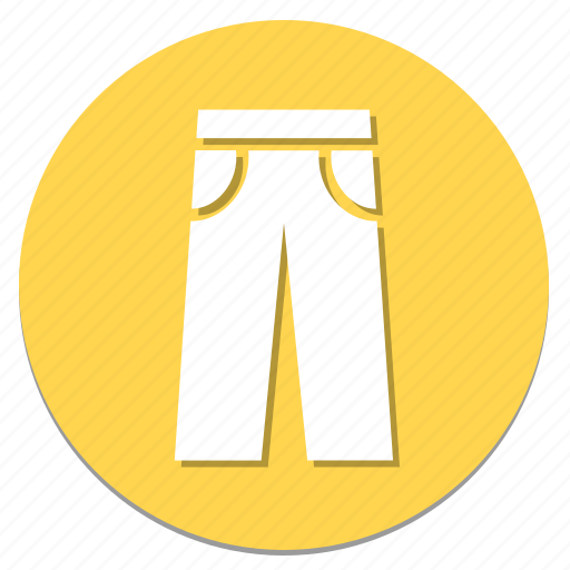Circular, clothes, clothing, pants, solid, fashion icon - Download on Iconfinder