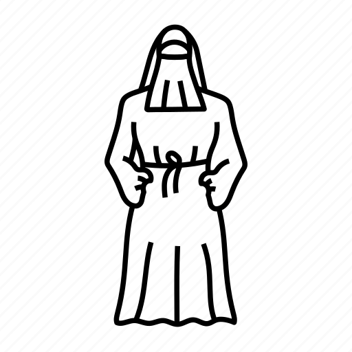 Clothing, accessories, burkha, muslim, muslim woman, clothes icon - Download on Iconfinder