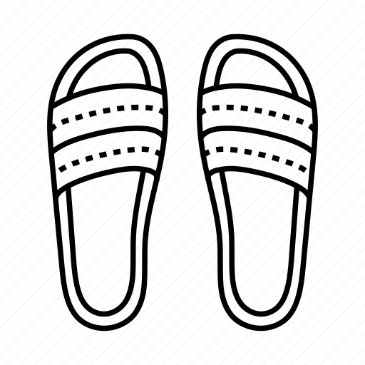 Clothing, accessories, slippers, slipper, flip-flops, footwear, sandals icon - Download on Iconfinder