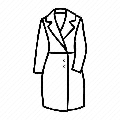 Clothing, accessories, overcoat, coat, jacket, woman icon - Download on Iconfinder