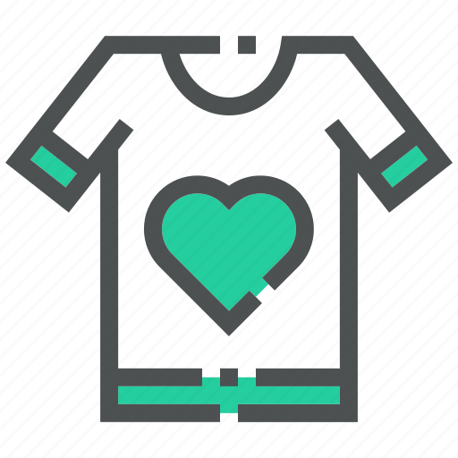 Apparel, clothing, love, shirt, t-shirt, washing, wear icon - Download on Iconfinder