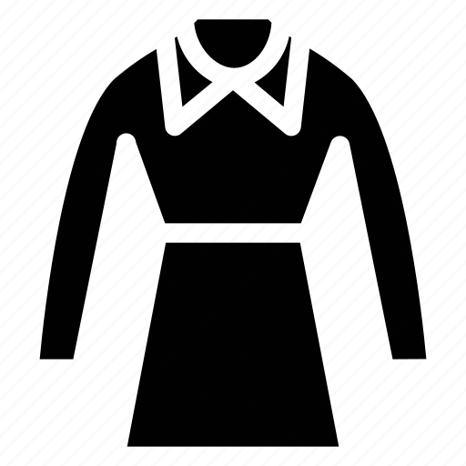 Accessories, cloth, clothes, fashion, seasonal, dress, long sleeves dress icon - Download on Iconfinder