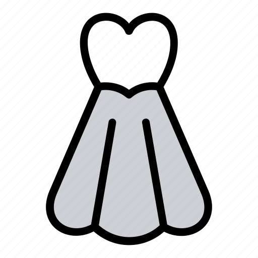 Clothing, gown, wedding, party, dress icon - Download on Iconfinder