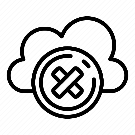 Rejected, data, cloud icon - Download on Iconfinder