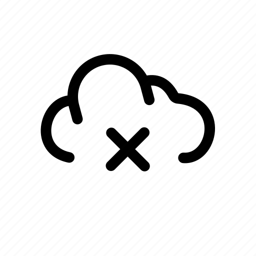 Cloud, cross, close, delete, remove icon - Download on Iconfinder