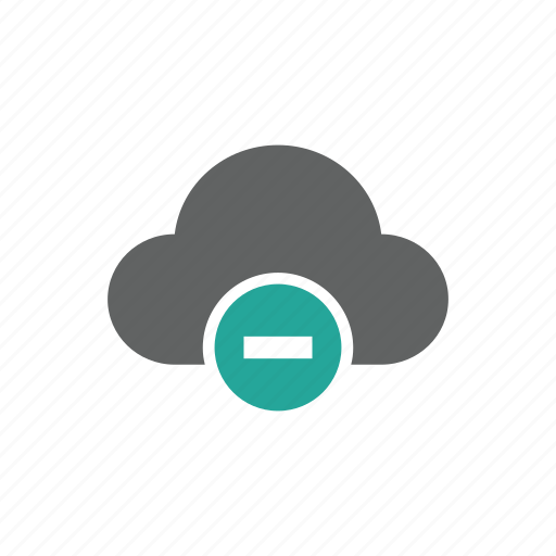 Cloud, delete, error, minus, remove icon - Download on Iconfinder