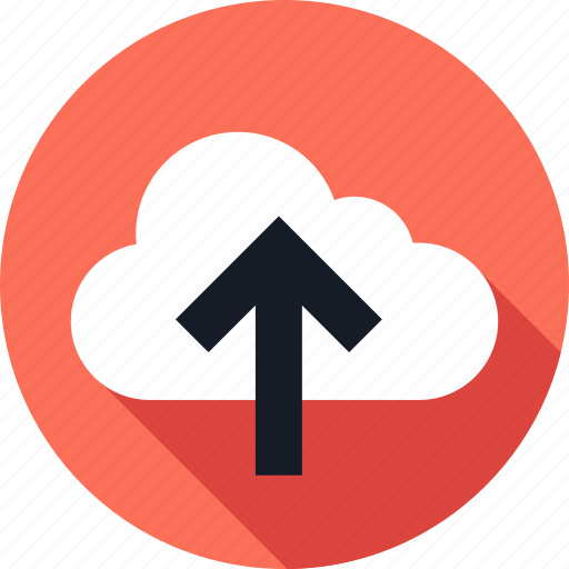 Cloud, point, pointer, up, upload icon - Download on Iconfinder