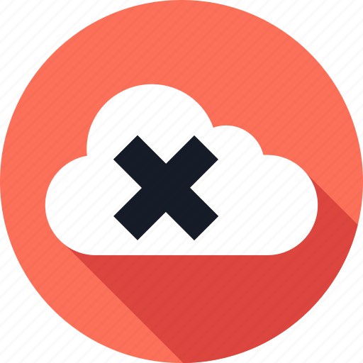Cloud, cross, data, delete, storage, weather, x icon - Download on Iconfinder