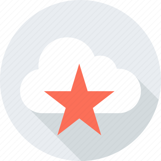 Cloud, locate, location, save, star, weather icon - Download on Iconfinder