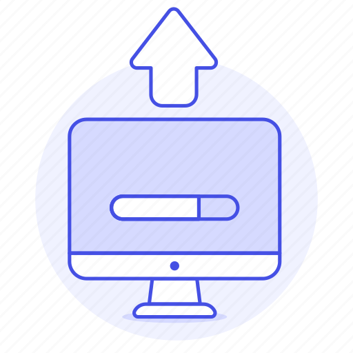 Bar, cloud, desktop, imac, network, pc, progress icon - Download on Iconfinder