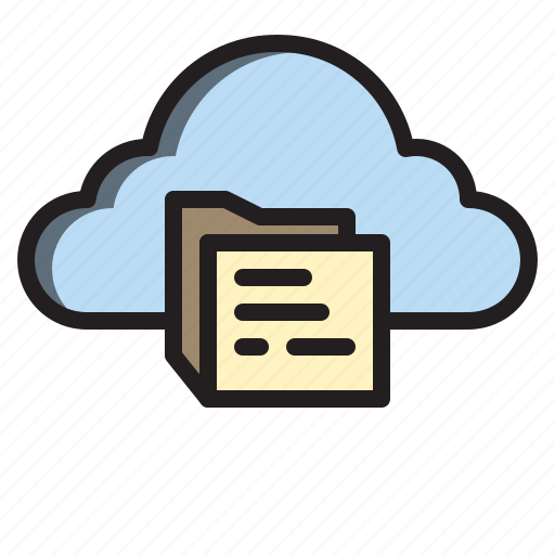 Cloud, document, file, interface icon - Download on Iconfinder