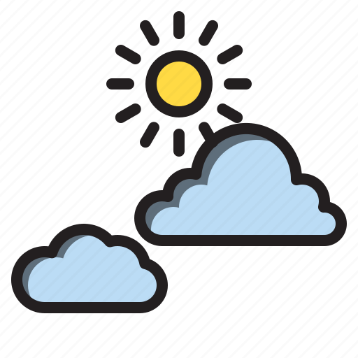 Clouds, sun, sky, weather icon - Download on Iconfinder