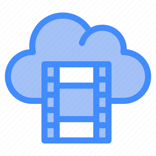 Film, cloud, survice, networking, information, technology icon - Download on Iconfinder