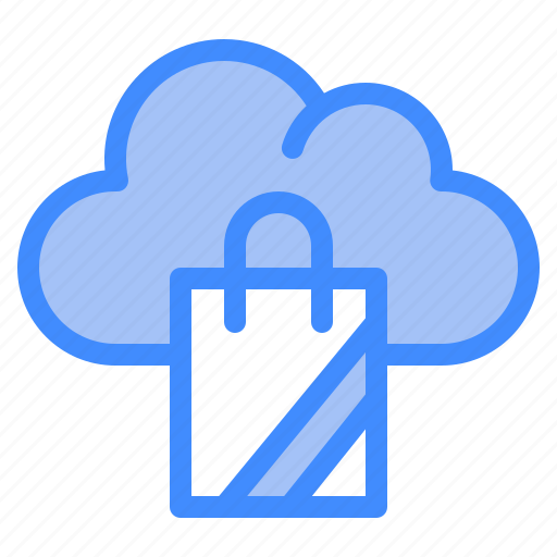 Shopping, cloud, survice, networking, information, technology icon - Download on Iconfinder