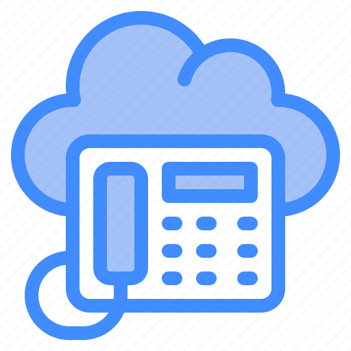 Telephone, cloud, survice, networking, information, technology icon - Download on Iconfinder