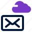 email, cloud, upload, send, network 