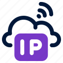 ip, address, cloud, connection, network