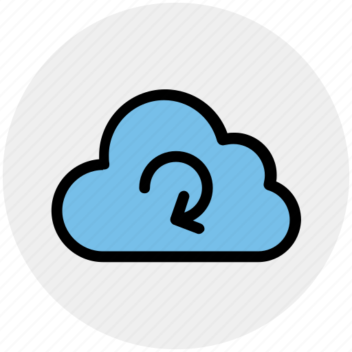 Cloud network, cloud refresh sign, cloud reload, cloud storage cycle, sync concept icon - Download on Iconfinder