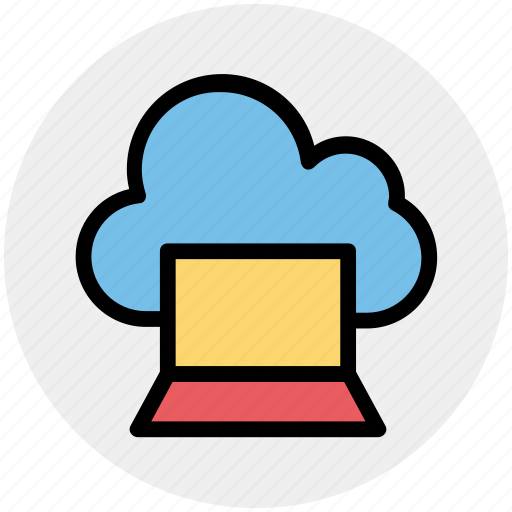 Cloud computing, cloud computing concept, cloud monitor, cloud on screen, cloud storage, cloud technology icon - Download on Iconfinder