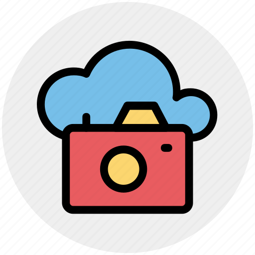 Camera, cloud, cloud computing, image, multimedia, photo, picture icon icon - Download on Iconfinder