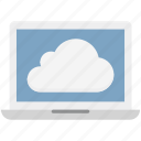 cloud computing, cloud connection, cloud network, data cloud, laptop