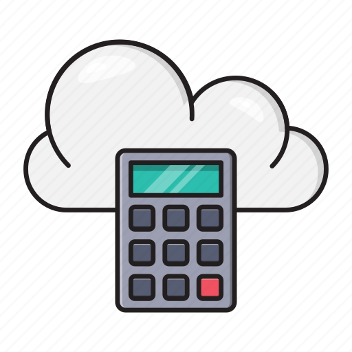 Accounting, calculator, cloud, database, storage icon - Download on Iconfinder