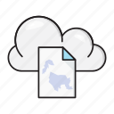 clouds, computing, database, file, storage 