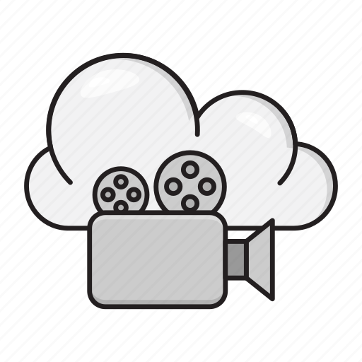 Camera, capture, cloud, movie, storage icon - Download on Iconfinder