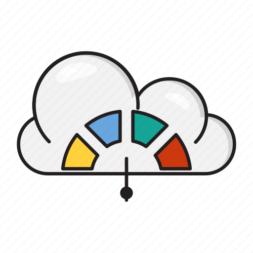 Cloud, computing, meter, performance, speed icon - Download on Iconfinder
