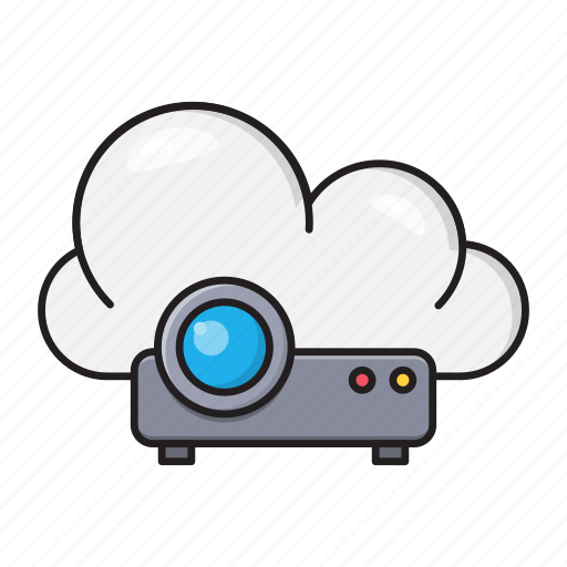 Beamer, cloud, device, presentation, projector icon - Download on Iconfinder