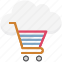 cloud computing, ecommerce, online shopping, online store, shopping trolley