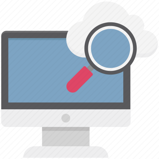 Cloud magnifying, cloud search, internet exploring, magnifier, magnifying lens, online search, technology icon - Download on Iconfinder
