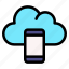 smartphone, cloud, survice, networking, information, technology 
