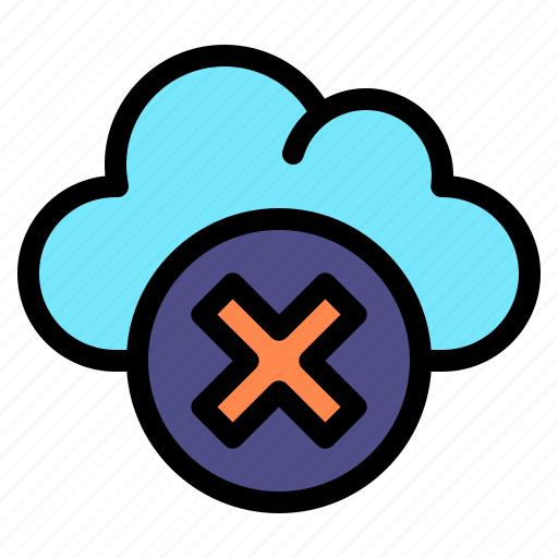 Cross, cloud, survice, networking, information, technology icon - Download on Iconfinder
