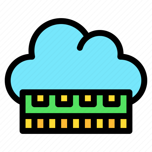 Ram, cloud, survice, networking, information, technology icon - Download on Iconfinder