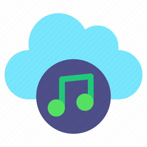 Music, cloud, survice, networking, information, technology icon - Download on Iconfinder