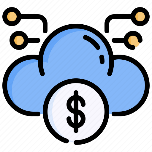 Coin, cloud, computing, dollar, data icon - Download on Iconfinder