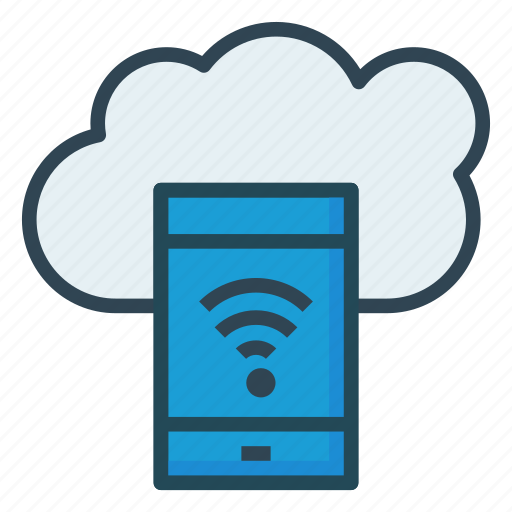 Cloud, mobile, wifi icon - Download on Iconfinder