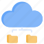 folder, server, network, connection, cloud, storage, computing 