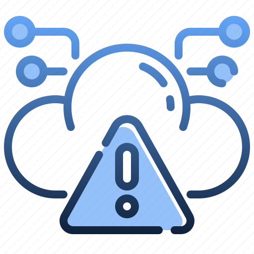 Warning, cloud, computing, storage, data, multimedia, option icon - Download on Iconfinder