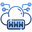 www, internet, domain, connection, cloud, computing