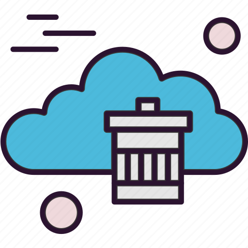Bin, cloud, computing, recycle icon - Download on Iconfinder