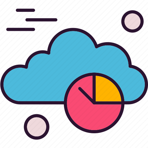 Chart, cloud, computing, pie icon - Download on Iconfinder