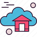 cloud, computing, home, house