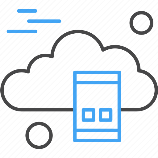 Cloud, computing, mobile, phone icon - Download on Iconfinder