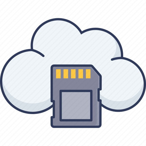 Sd, card, memory, storage, cloud icon - Download on Iconfinder