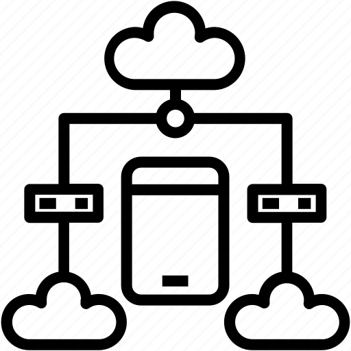 Cloud, shared, storage, database, cloudy, computing icon - Download on Iconfinder