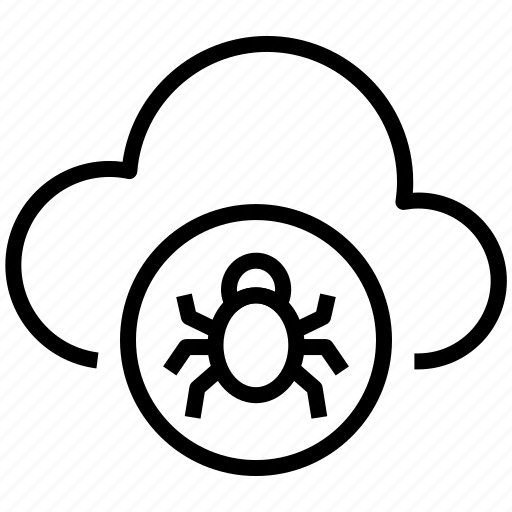 Cloud, computing, bug, internet, virus, malware, security icon - Download on Iconfinder